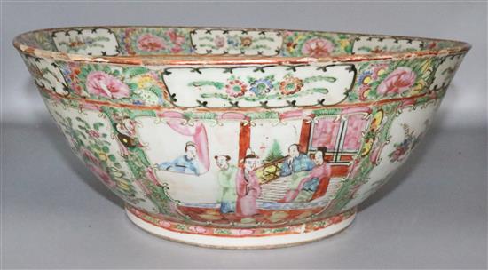 Cantonese Famille rose bowl(-)